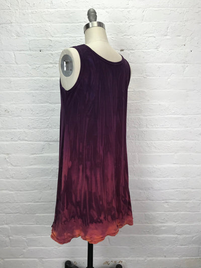 Eileen Mini Dress/Tunic in Catalina Wine Mixer - Medium - Cloud Candy