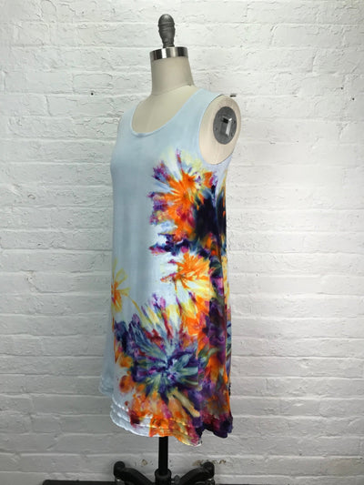 Eileen Mini Dress/Tunic in Siren's Flame - Cloud Candy