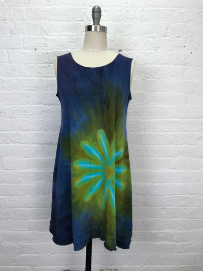 Eileen Mini Dress/Tunic in Starflower - Medium - Cloud Candy