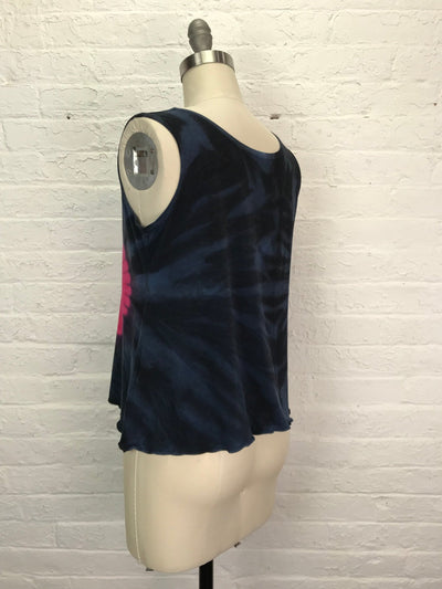Eileen Petite Tank Top in Hot Pink Heart - Cloud Candy