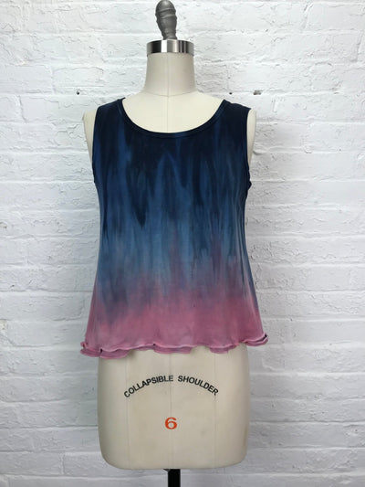 Eileen Tank Top in Midnight Rosé - Medium - Cloud Candy