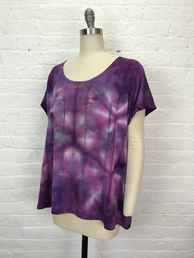 Elsie Top in Amethyst Bloom - Cloud Candy