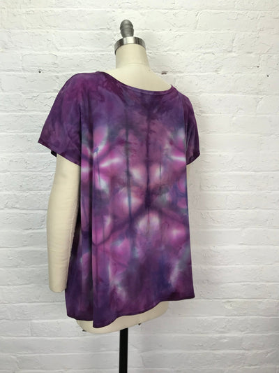 Elsie Top in Amethyst Bloom - Cloud Candy