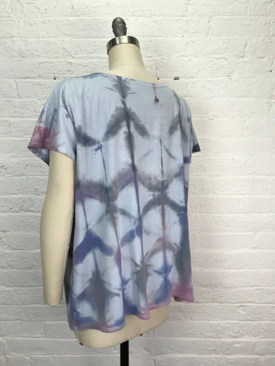 Elsie Top in Pale Geometry - Cloud Candy