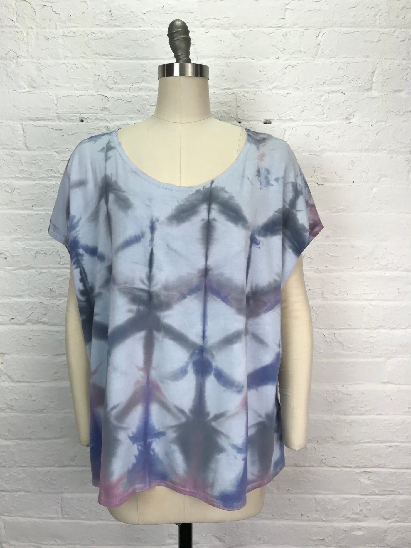Elsie Top in Pale Geometry - Cloud Candy
