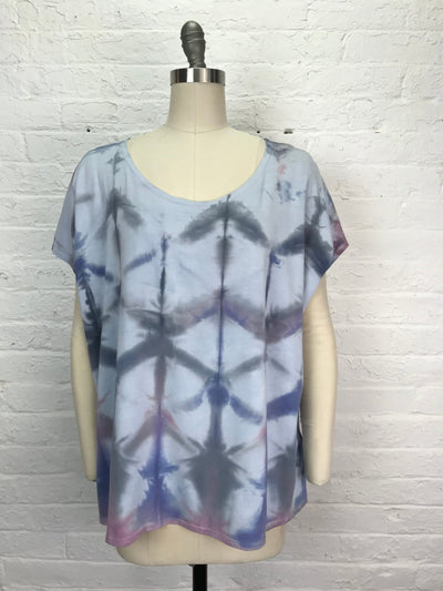 Elsie Top in Pale Geometry - Cloud Candy