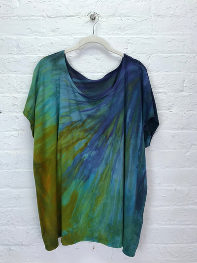 Elsie Top in Rainforest Light - Cloud Candy