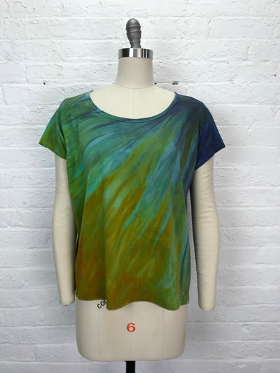 Elsie Top in Rainforest Light - Cloud Candy