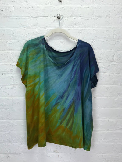 Elsie Top in Rainforest Light - Cloud Candy