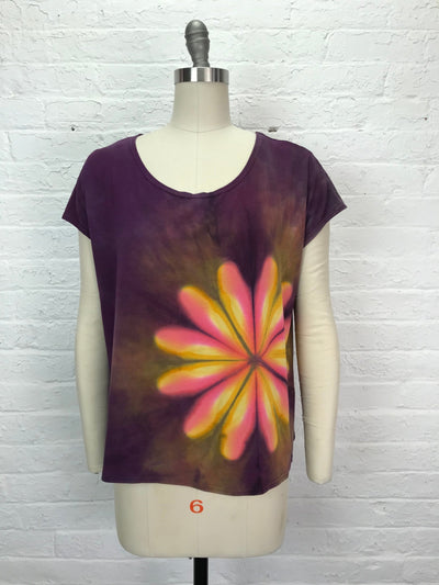 Elsie Top in Sonoran Sunrise Blossom - Cloud Candy