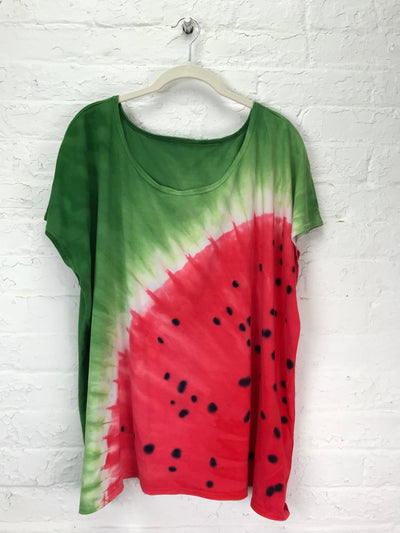 Elsie Top in Watermelon Slice - Cloud Candy