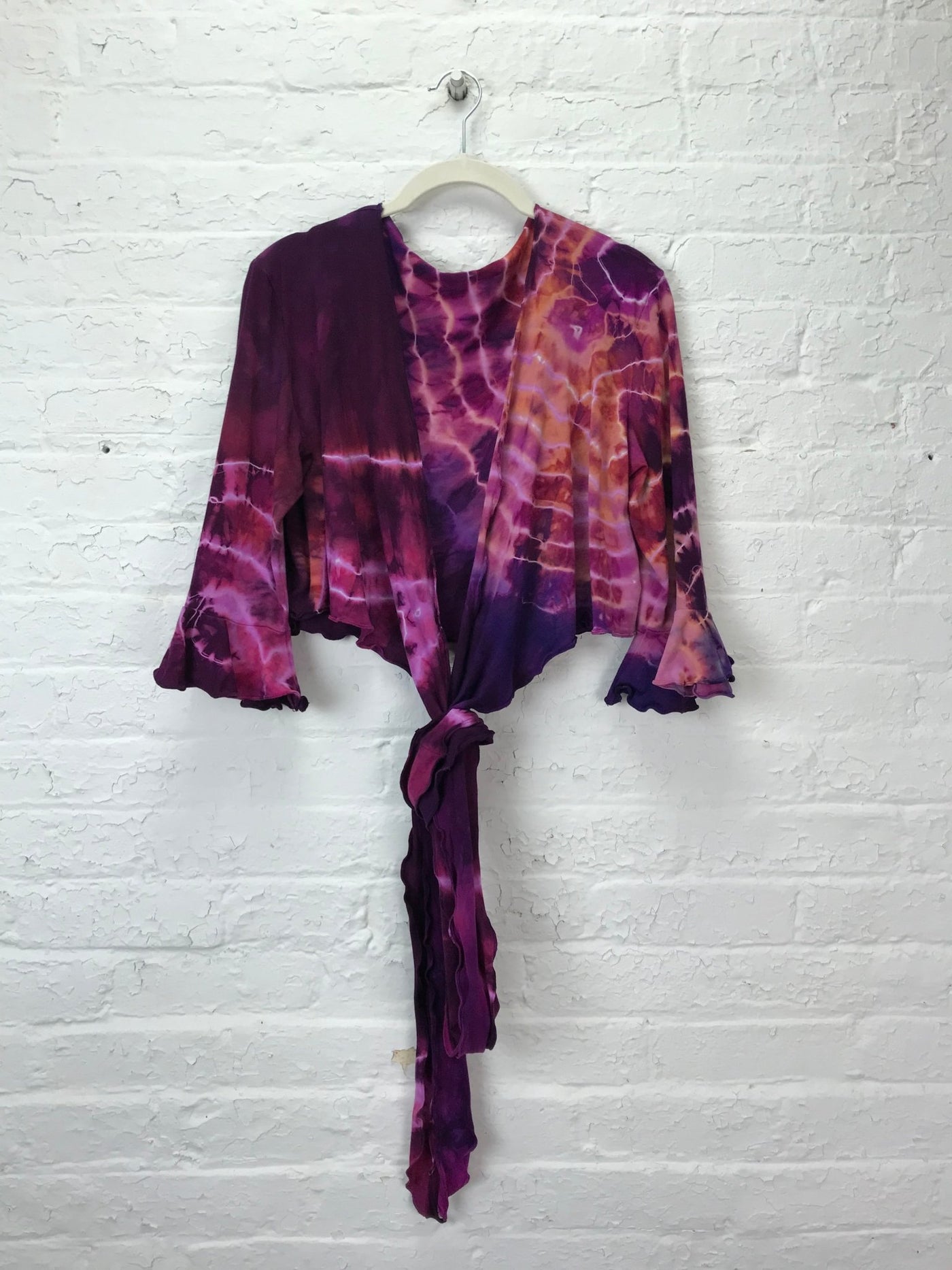 Flamenco Wrap Top in Copper Amethyst Geode - Cloud Candy