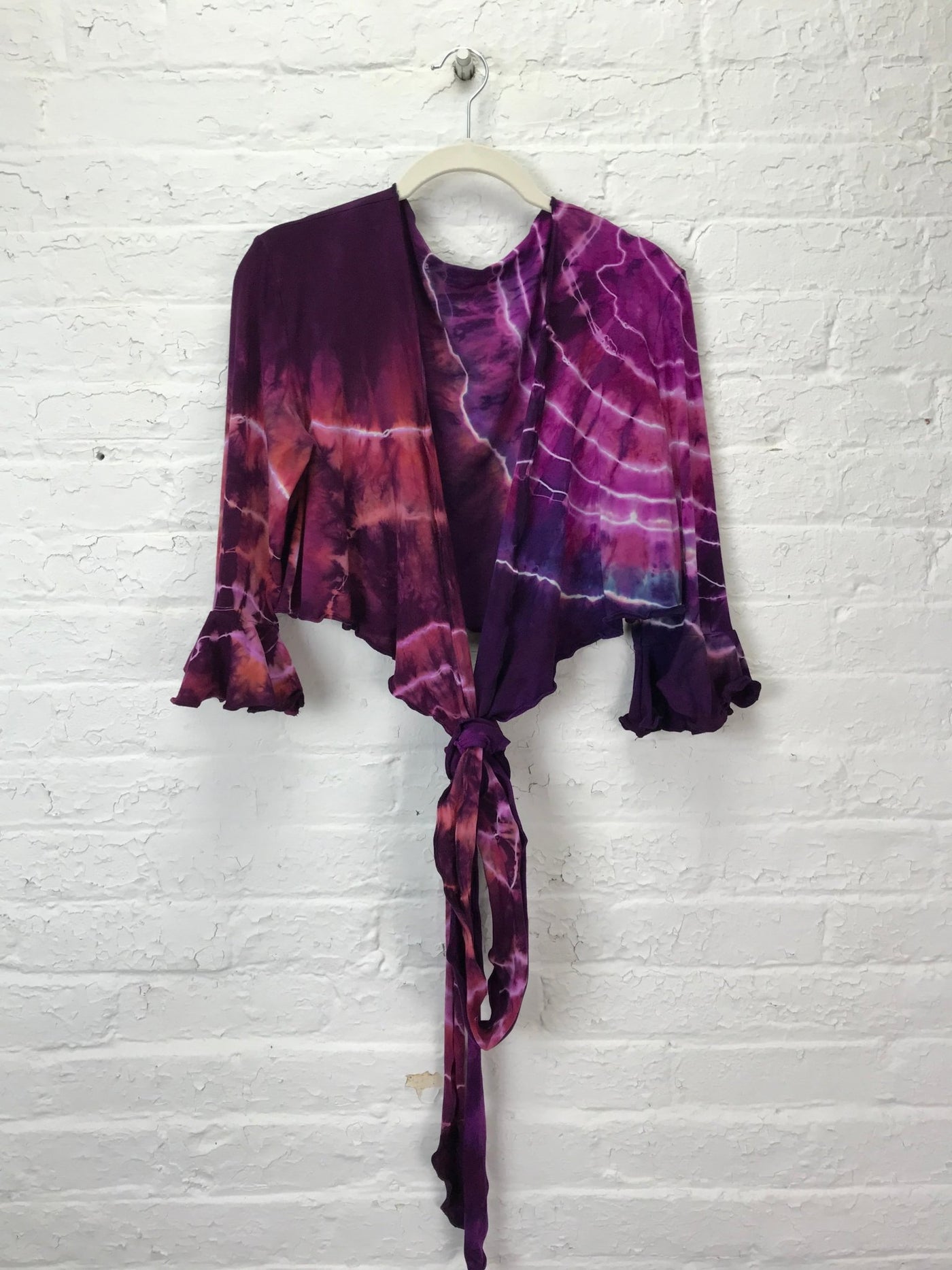 Flamenco Wrap Top in Copper Amethyst Geode - Cloud Candy