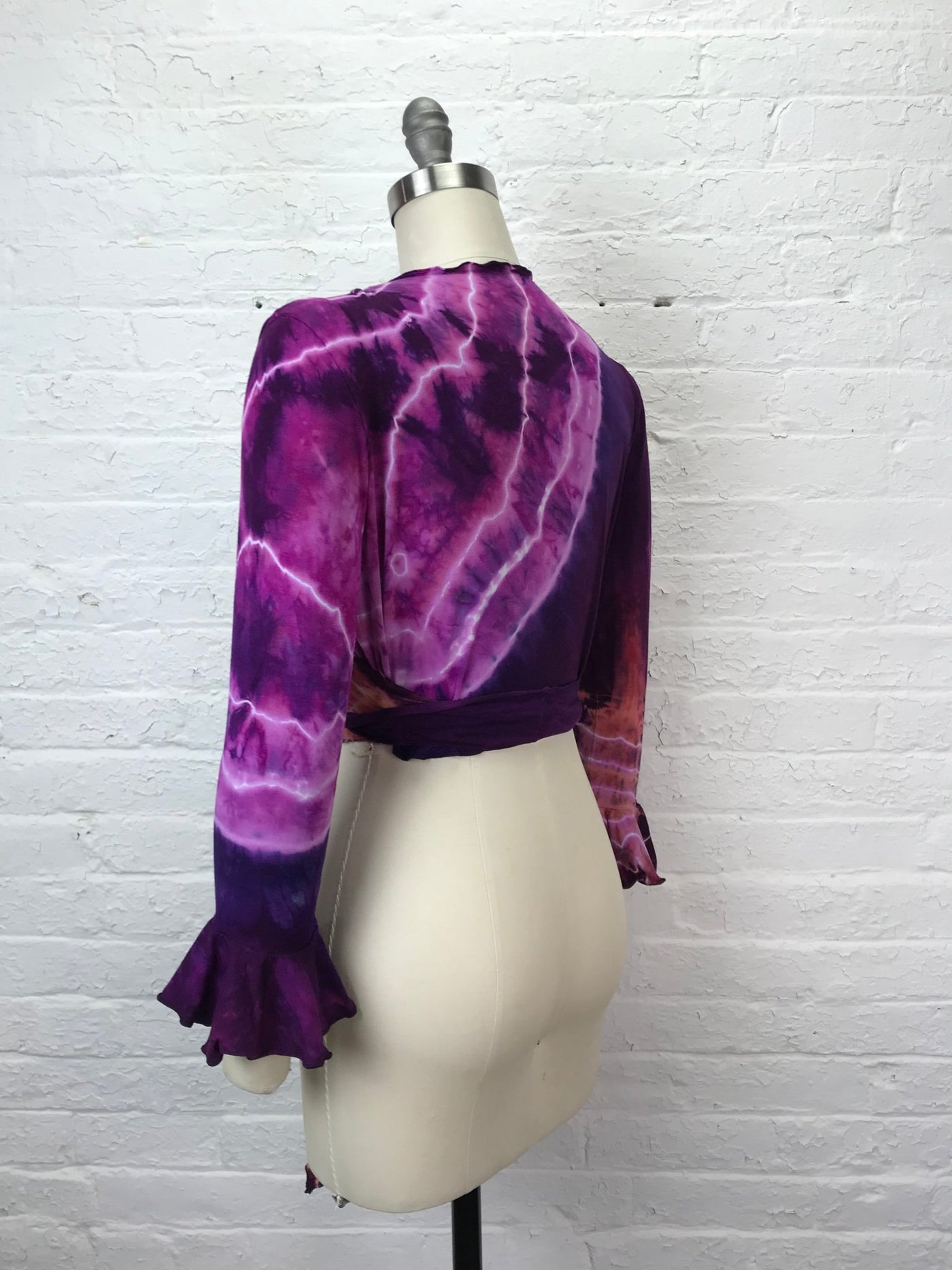 Flamenco Wrap Top in Copper Amethyst Geode - Cloud Candy