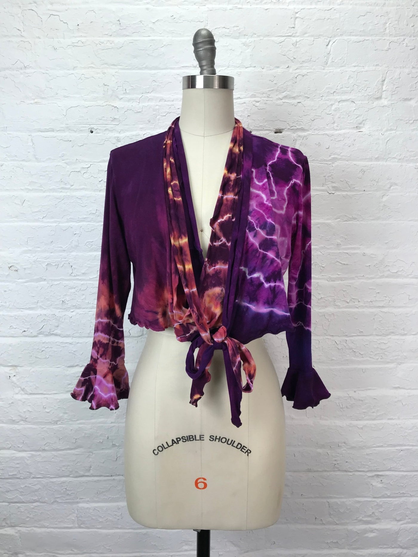 Flamenco Wrap Top in Copper Amethyst Geode - Cloud Candy