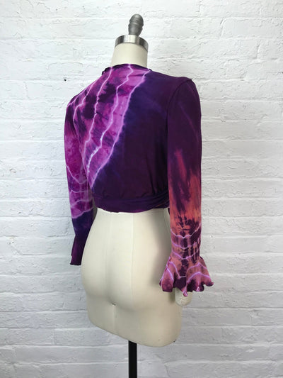 Flamenco Wrap Top in Copper Amethyst Geode - Cloud Candy