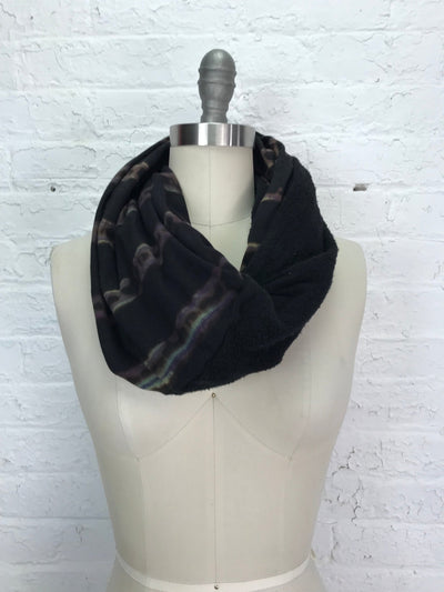 Fleece Cowl Warmer in Hint of Blues - Cloud Candy