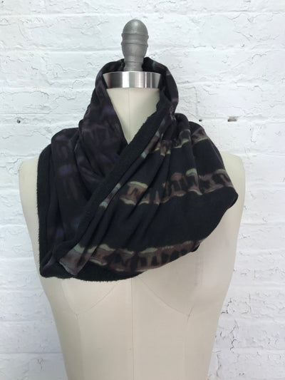 Fleece Cowl Warmer in Hint of Blues - Cloud Candy