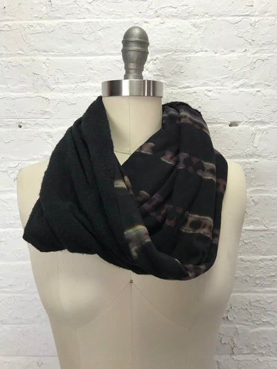 Fleece Cowl Warmer in Hint of Blues - Cloud Candy