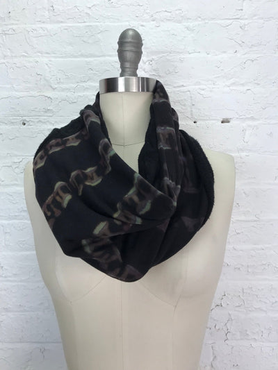 Fleece Cowl Warmer in Hint of Blues - Cloud Candy