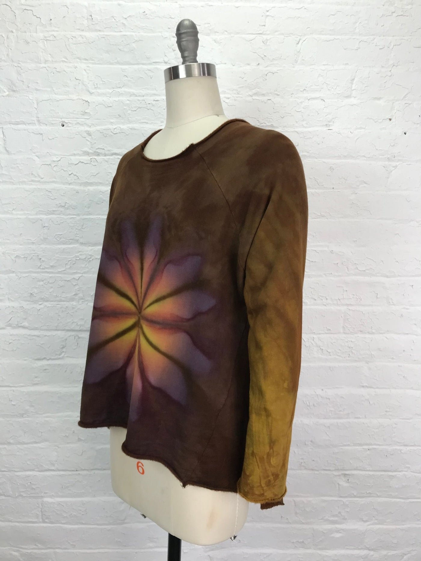 Fleece Raglan Sweatshirt in Caramel Glow - Cloud Candy