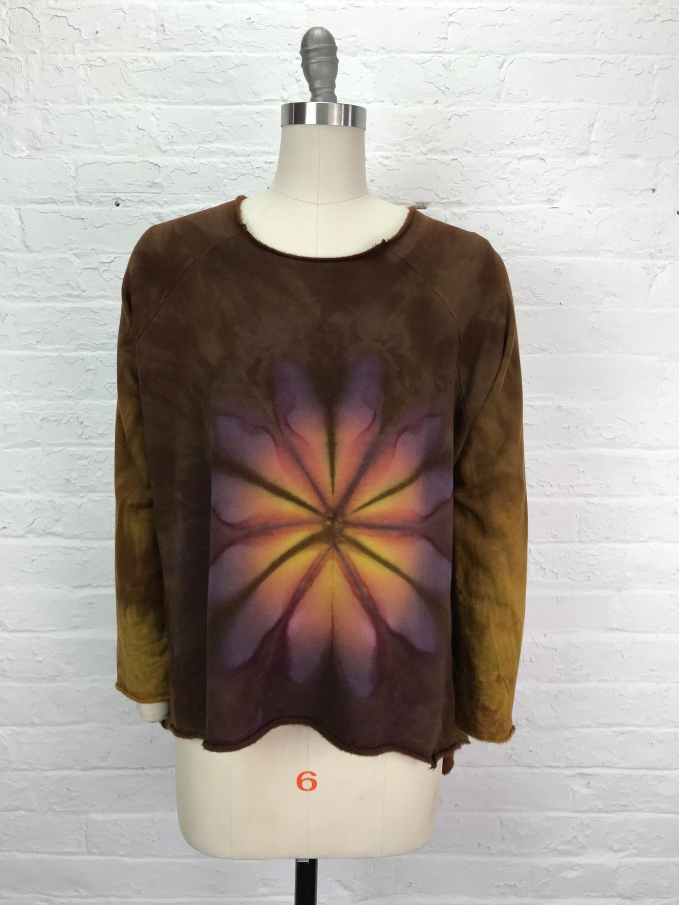 Fleece Raglan Sweatshirt in Caramel Glow - Cloud Candy