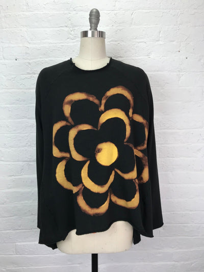 Fleece Raglan Sweatshirt in Chrysanthemum - Medium - Cloud Candy