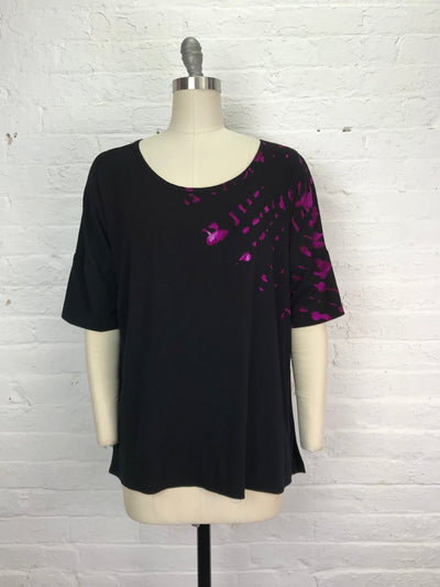 Grace Tunic in Berry Hieroglyph - Cloud Candy
