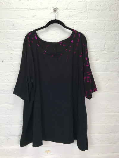 Grace Tunic in Berry Hieroglyph - Cloud Candy
