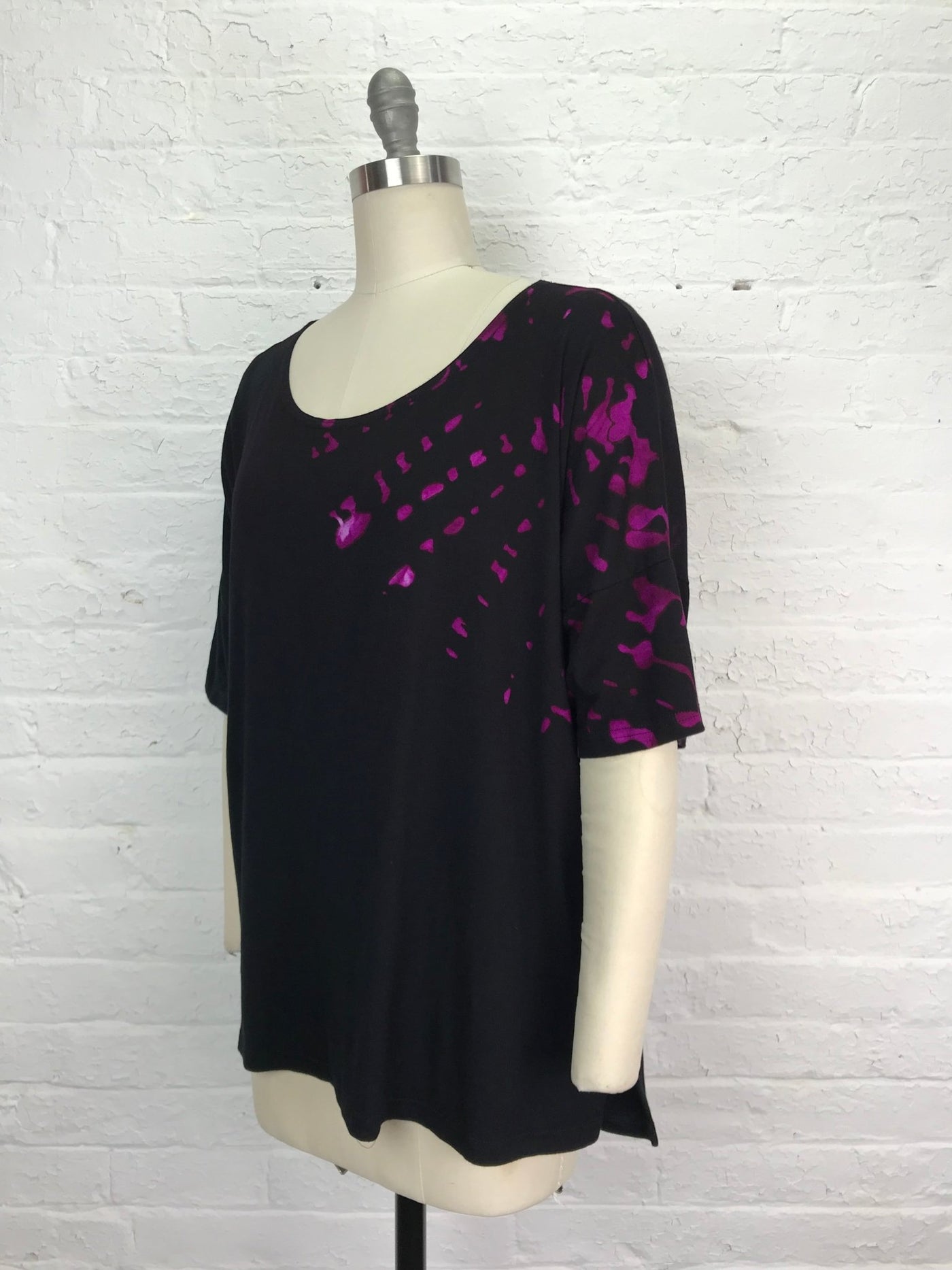 Grace Tunic in Berry Hieroglyph - Cloud Candy