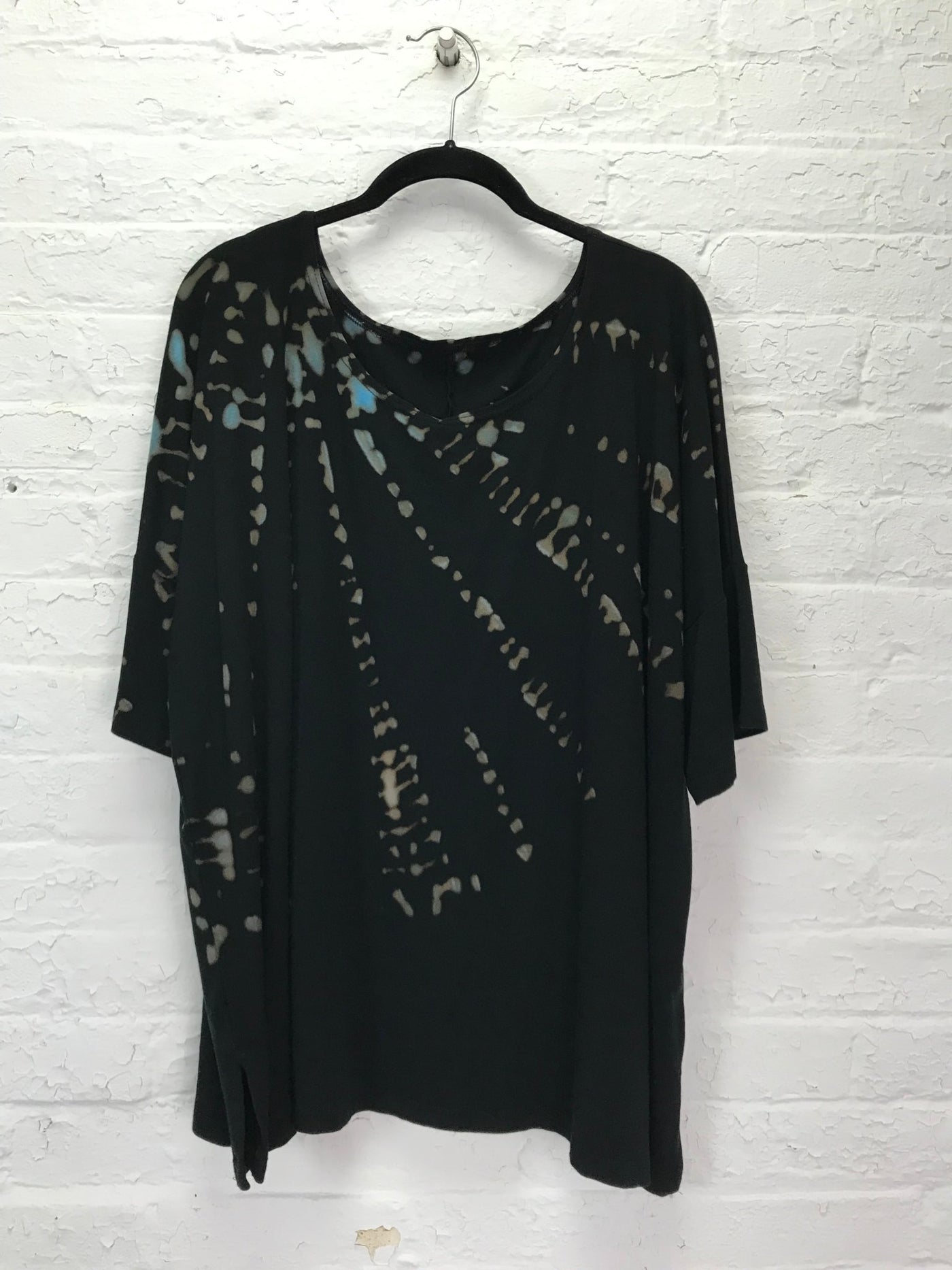 Grace Tunic in Blue Cryptography - Cloud Candy