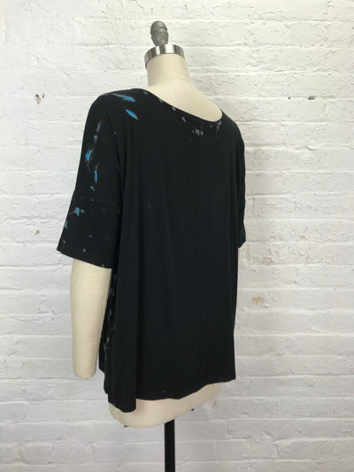 Grace Tunic in Blue Cryptography - Cloud Candy