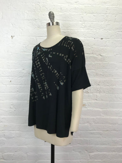 Grace Tunic in Blue Cryptography - Cloud Candy