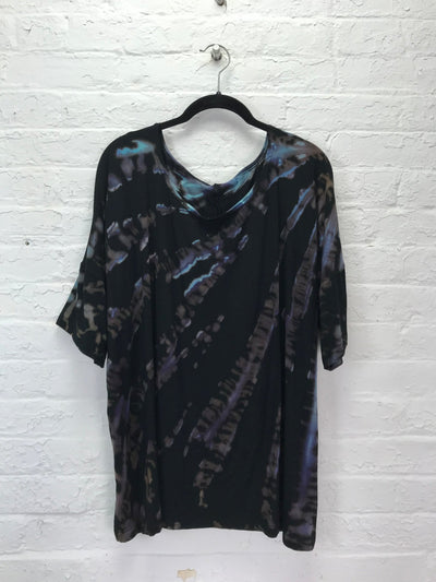Grace Tunic in Blue Violet Rain - Cloud Candy