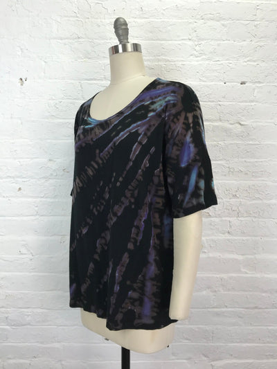Grace Tunic in Blue Violet Rain - Cloud Candy