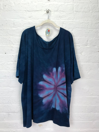 Grace Tunic in Blueberry Blossom - Cloud Candy