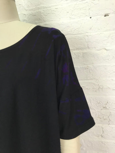 Grace Tunic in Electric Violet Hieroglyph - Cloud Candy