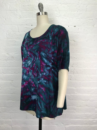 Grace Tunic in Midnight Dahlia - Cloud Candy