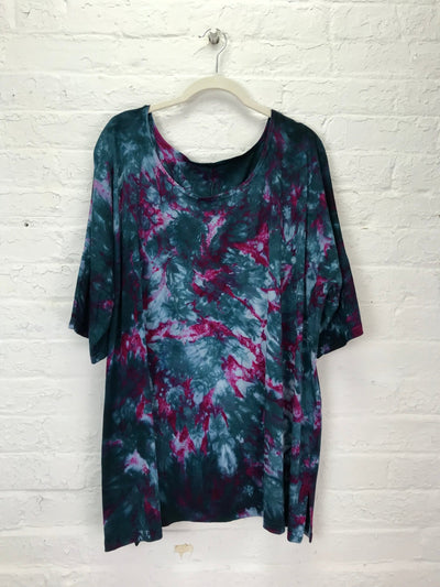 Grace Tunic in Midnight Dahlia - Cloud Candy