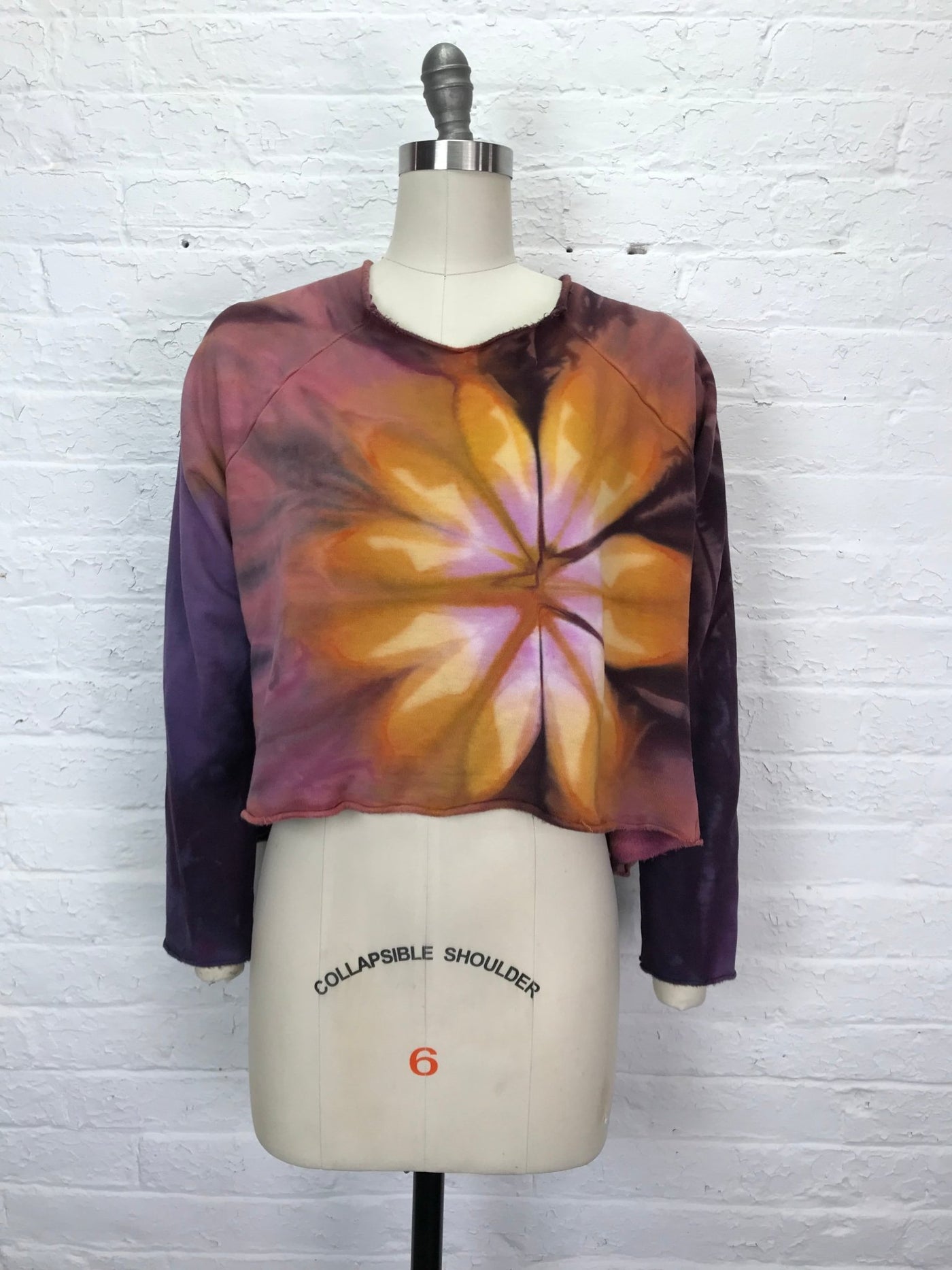 Heavyweight Fleece Cropped Sweatshirt in Golden Hour - Cloud Candy