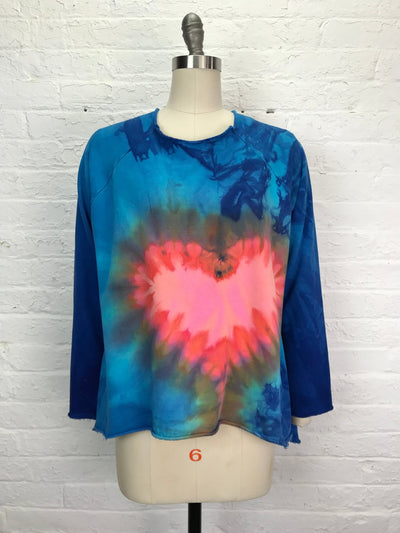 Heavyweight Fleece Sweatshirt in Sweetheart - Cloud Candy