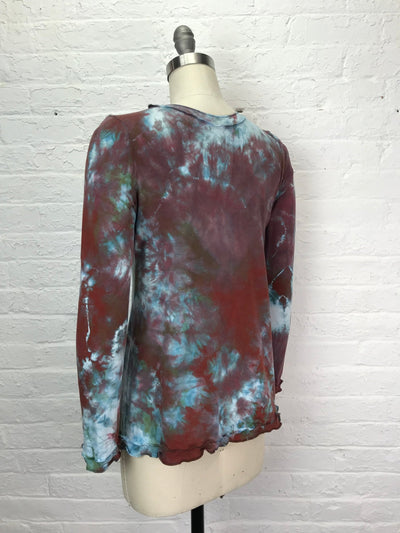 Isabella Long Sleeve Top in Shiraz Tangle - Cloud Candy