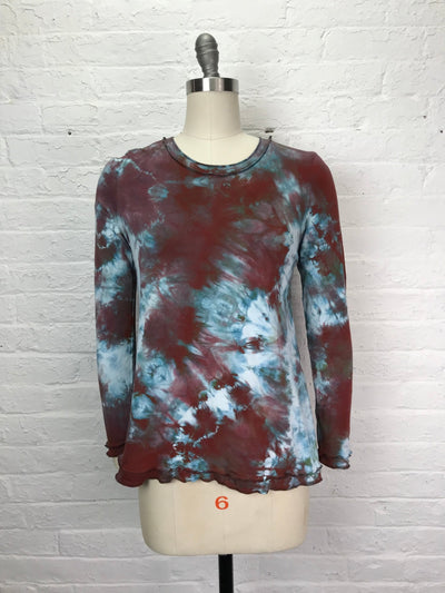 Isabella Long Sleeve Top in Shiraz Tangle - Cloud Candy