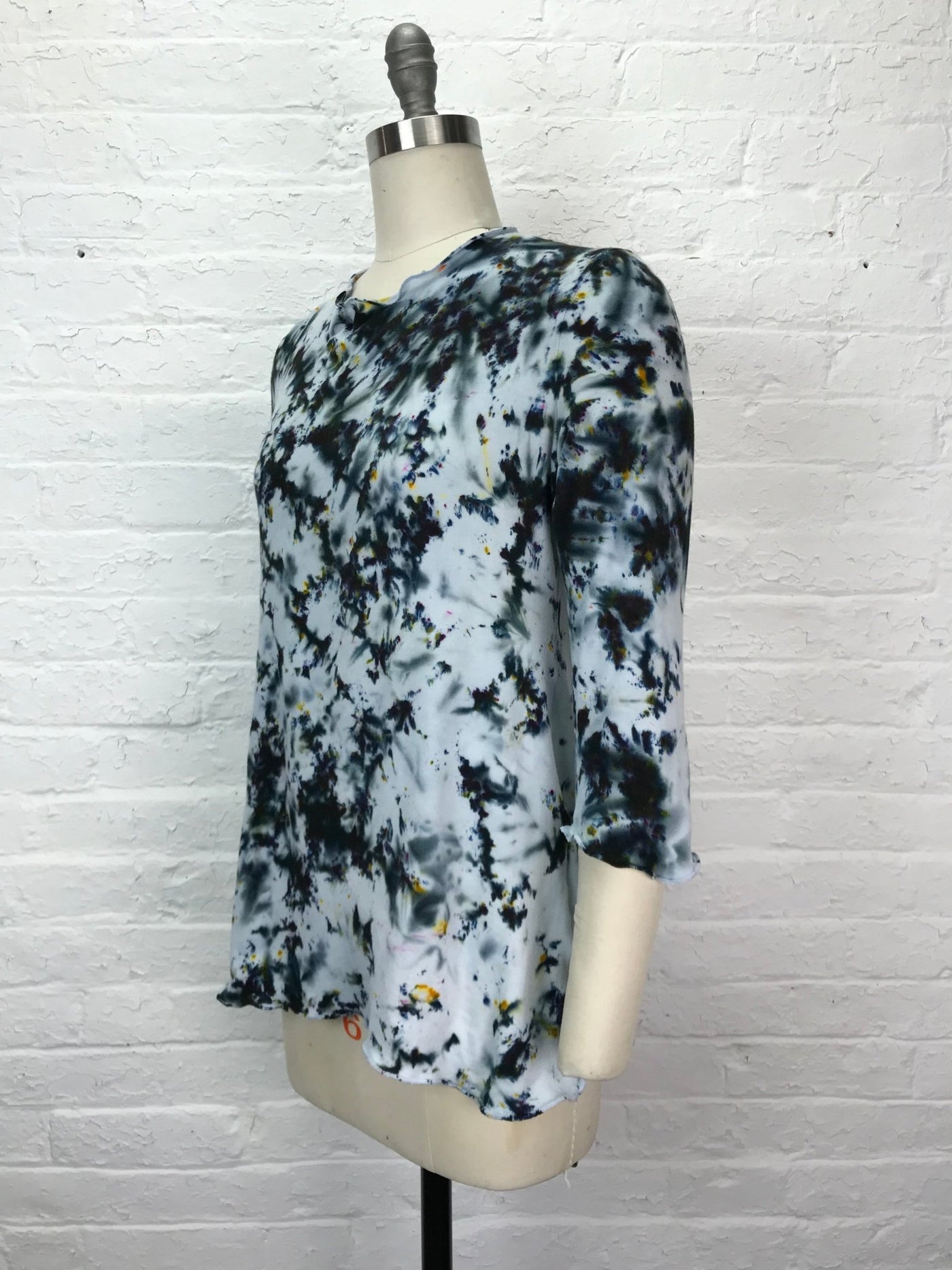 Jane 3/4 Sleeve Top in Smoke and Mirrors - Cloud Candy