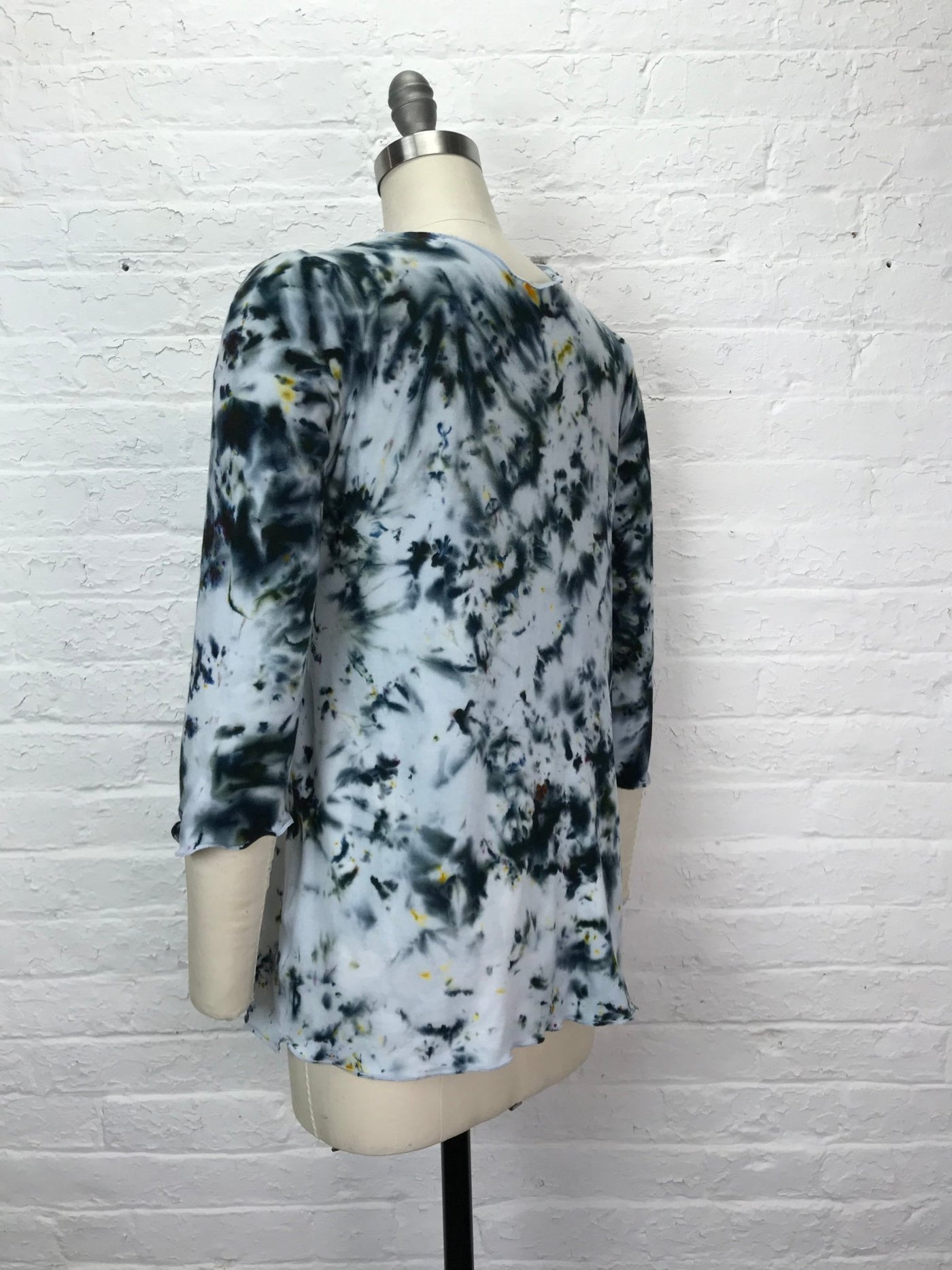 Jane 3/4 Sleeve Top in Smoke and Mirrors - Cloud Candy