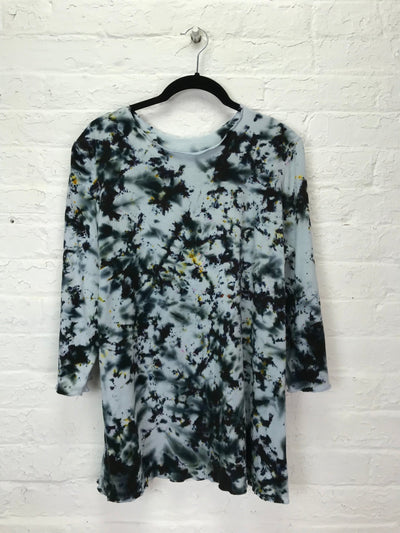 Jane 3/4 Sleeve Top in Smoke and Mirrors - Cloud Candy