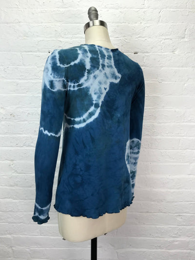 Jane Long Sleeve Top in Atlantic Geode - Cloud Candy