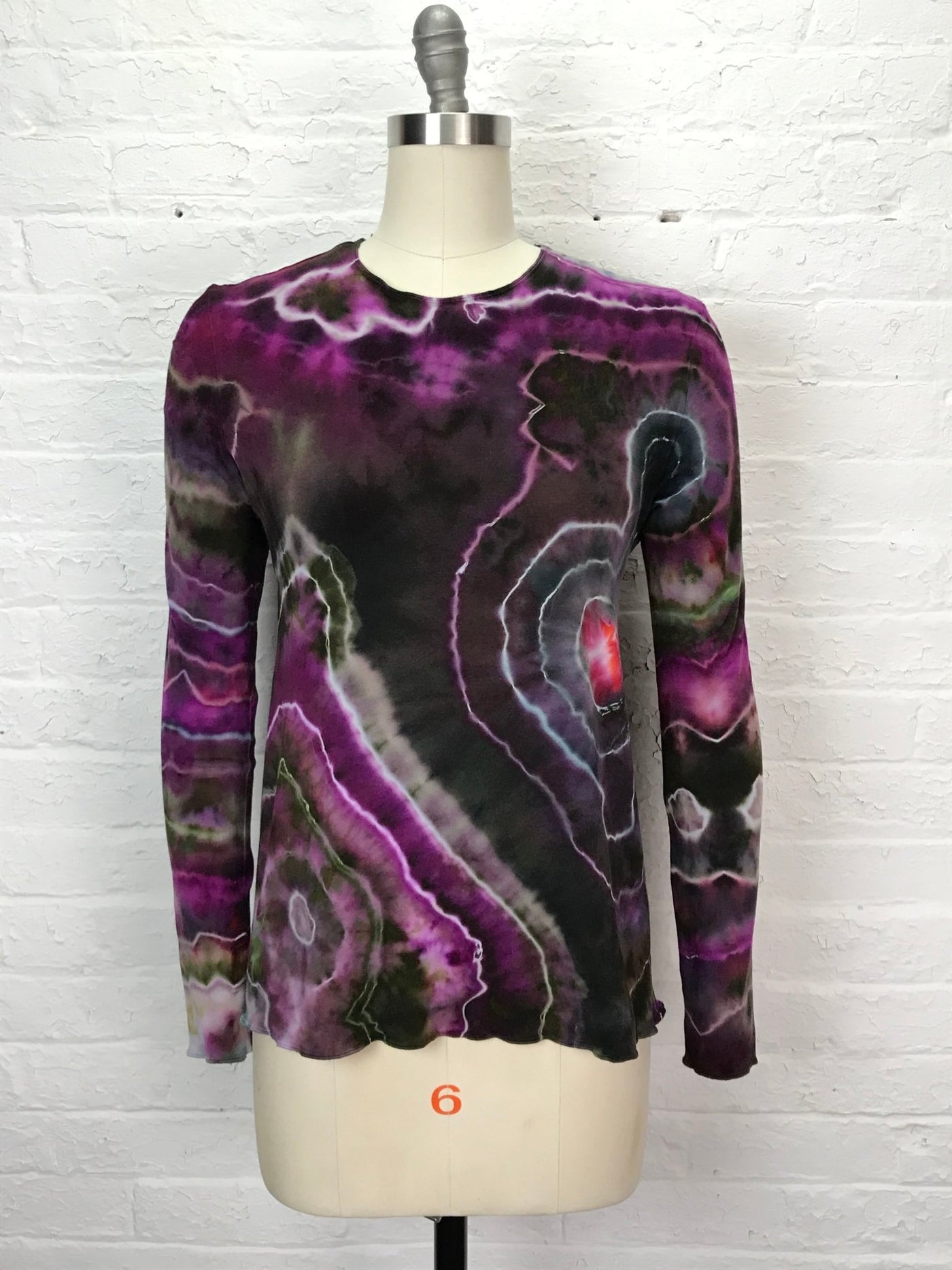 Jane Long Sleeve Top in Aubergenie - Small - Cloud Candy