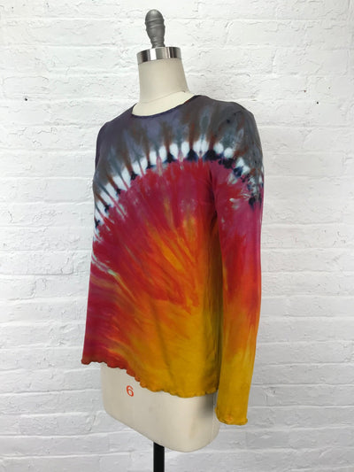 Jane Long Sleeve Top in Autumn Sun - Cloud Candy