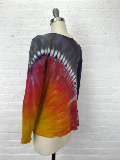Jane Long Sleeve Top in Autumn Sun - Cloud Candy